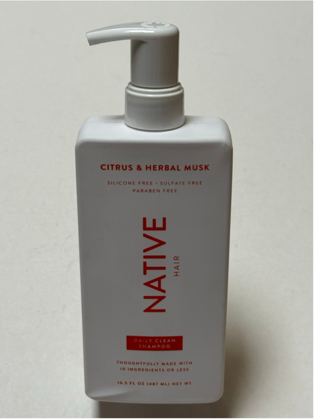 Native Citrus & Herbal Musk Daily Clean Shampoo 16.5 fl oz NEW